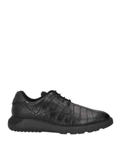 Hogan Man Lace-up Shoes Black Size 7.5 Leather