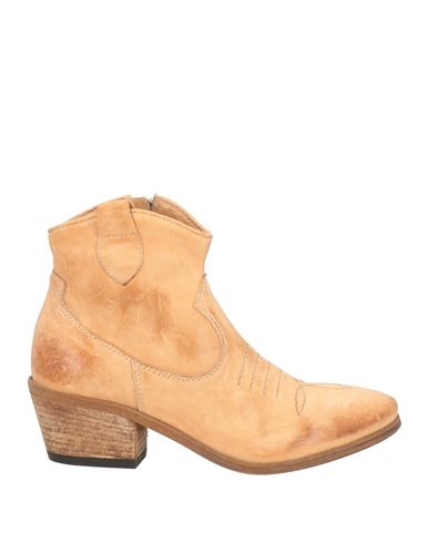 Je T'aime Woman Ankle Boots Beige Size 6 Leather