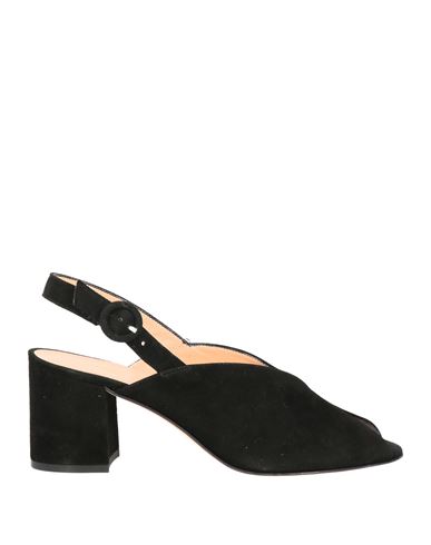 Shop Zanfrini Cantù Woman Sandals Black Size 4 Leather