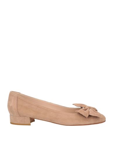 Shop Zanfrini Cantù Woman Ballet Flats Sand Size 5 Leather In Beige