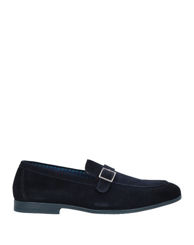 Doucal's Man Loafers Midnight Blue Size 7 Leather