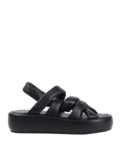 Shop Clergerie Woman Sandals Black Size 8.5 Lambskin