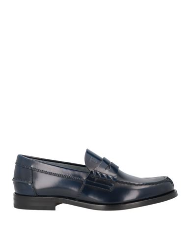 Tod's Man Loafers Navy Blue Size 6.5 Soft Leather
