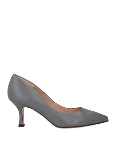 Unisa Woman Pumps Lead Size 8 Leather In Grey
