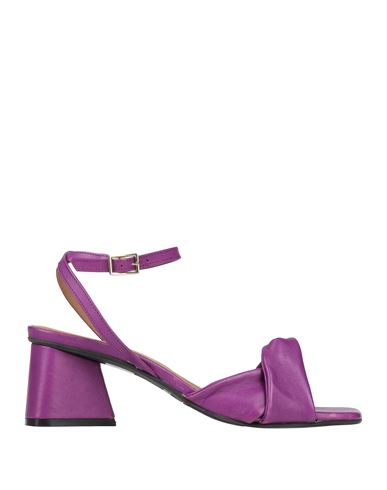 CARMENS CARMENS WOMAN SANDALS PURPLE SIZE 11 LEATHER 