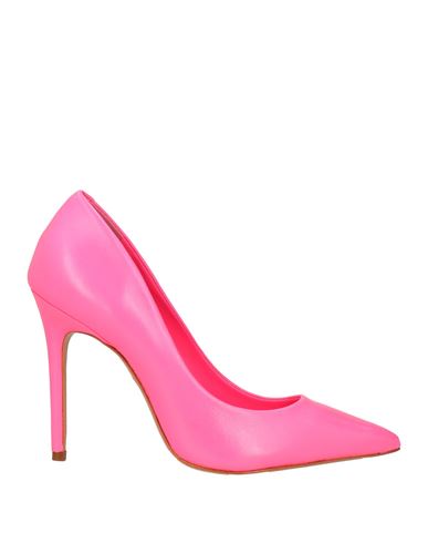 Schutz Woman Pumps Fuchsia Size 8 Leather In Pink