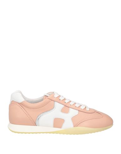 Hogan Woman Sneakers Blush Size 5.5 Leather In Pink