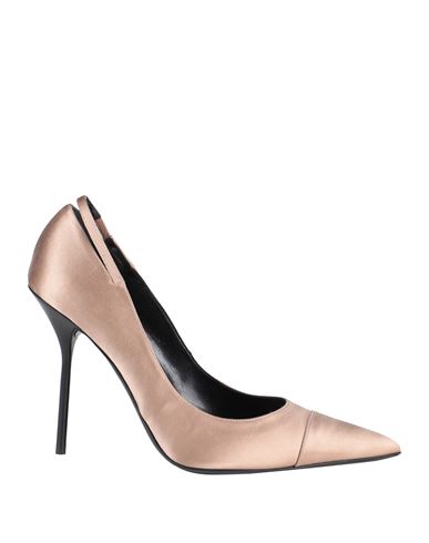 Shop Tom Ford Woman Pumps Light Brown Size 10.5 Textile Fibers In Beige