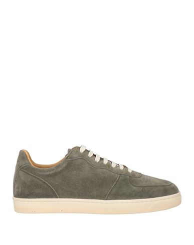 Brunello Cucinelli Man Sneakers Sage Green Size 9 Leather