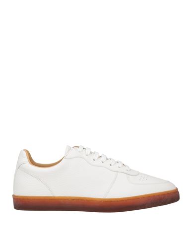 Shop Brunello Cucinelli Man Sneakers White Size 9 Leather