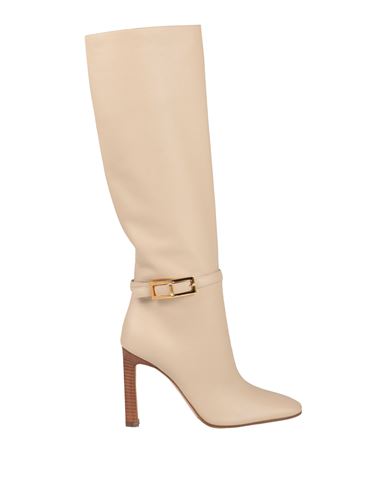 Sergio Rossi Woman Boot Beige Size 6 Leather
