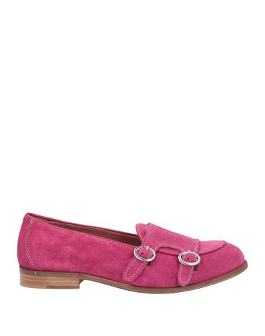 Veni Shoes Woman Loafers Magenta Size 10 Leather