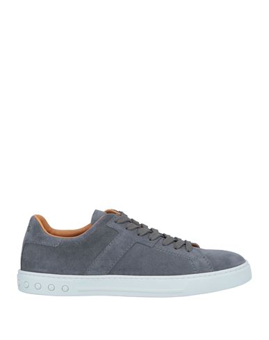 Tod's Man Sneakers Grey Size 9 Leather