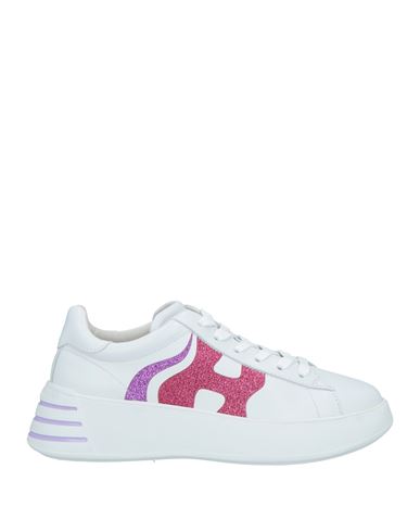 Hogan Woman Sneakers White Size 8 Leather