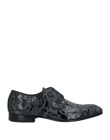 Shop Giovanni Conti Man Lace-up Shoes Black Size 11 Leather