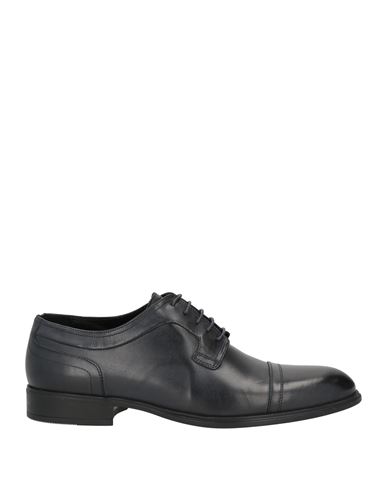 Baldinini Man Lace-up Shoes Black Size 9 Calfskin