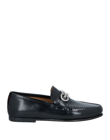 Ferragamo Man Loafers Black Size 9 Calfskin
