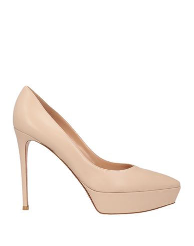 Gianvito Rossi Woman Pumps Blush Size 6 Leather In Pink