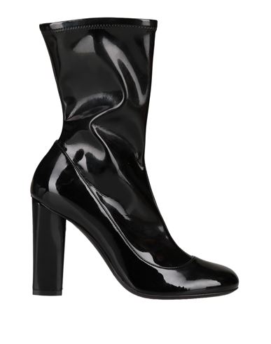 Emporio Armani Woman Ankle Boots Black Size 9.5 Textile Fibers