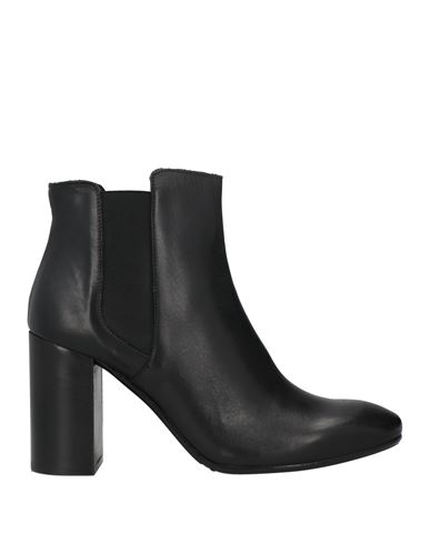 La Magdaleine Woman Ankle Boots Black Size 10 Leather