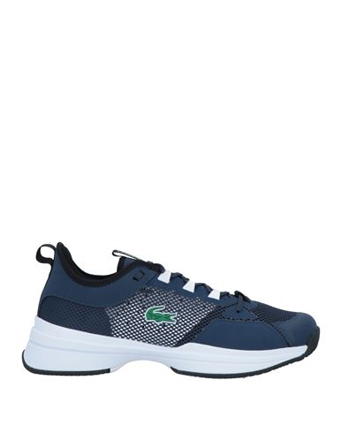 Lacoste Man Sneakers Navy Blue Size 11 Textile Fibers