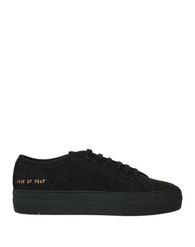 Common Projects Woman By  Woman Sneakers Black Size 9 Leather
