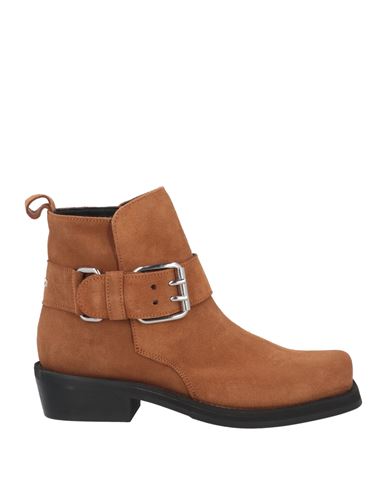 N°21 Woman Ankle Boots Camel Size 8 Leather In Brown