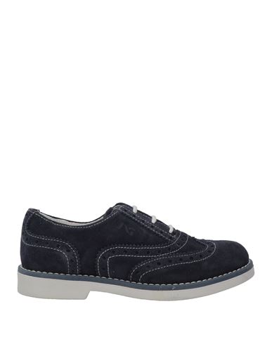Nero Giardini Junior Toddler Boy Lace-up Shoes Midnight Blue Size 10c Leather In Blue