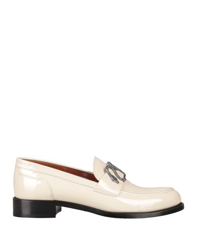 René Caovilla Rene' Caovilla Woman Loafers Ivory Size 5.5 Leather In White