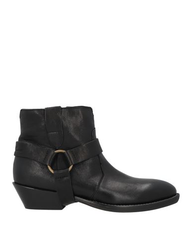 Shop Ame Âme Woman Ankle Boots Black Size 10 Leather
