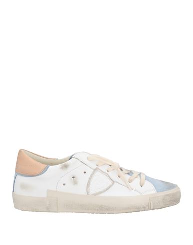 Philippe Model Woman Sneakers Sky Blue Size 7 Leather In Blue