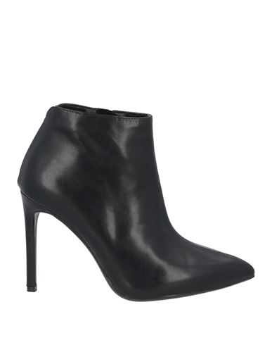 Shop Francesco Milano Woman Ankle Boots Black Size 8 Leather