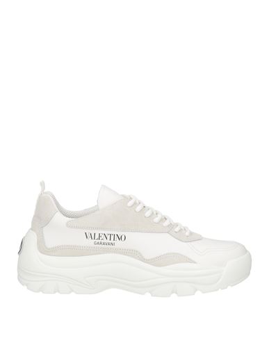 Valentino Garavani Man Sneakers White Size 8.5 Leather