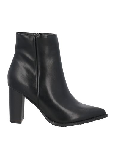 Shop Francesco Milano Woman Ankle Boots Black Size 8 Leather