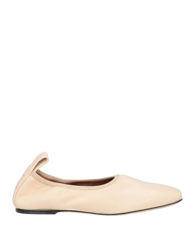 Atp Atelier Woman Ballet Flats Beige Size 11 Leather