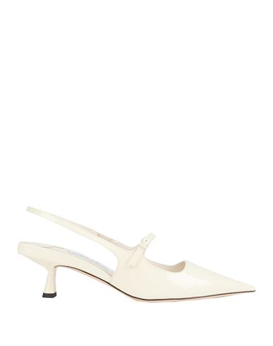 Jimmy Choo Woman Pumps Off White Size 6 Leather In White