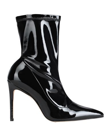 Stuart Weitzman Woman Ankle Boots Black Size 7 Textile Fibers