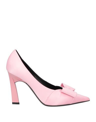 Emporio Armani Woman Pumps Pink Size 9.5 Textile Fibers