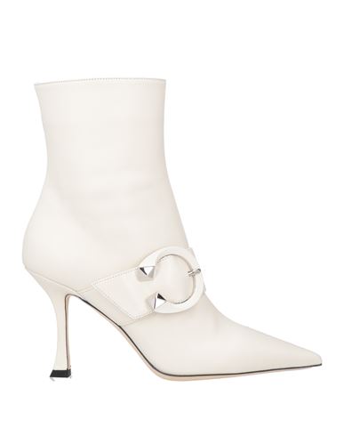 Jimmy Choo Woman Ankle Boots White Size 8 Leather