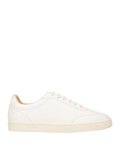 Shop Brunello Cucinelli Man Sneakers White Size 8 Leather