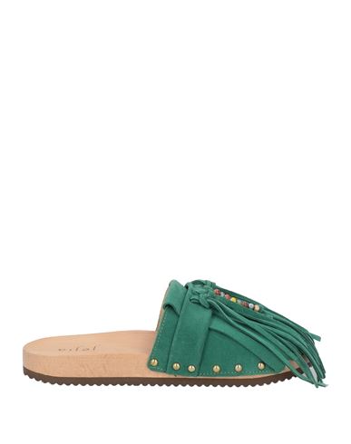 Jejia Woman Mules & Clogs Green Size 8 Leather In Green
