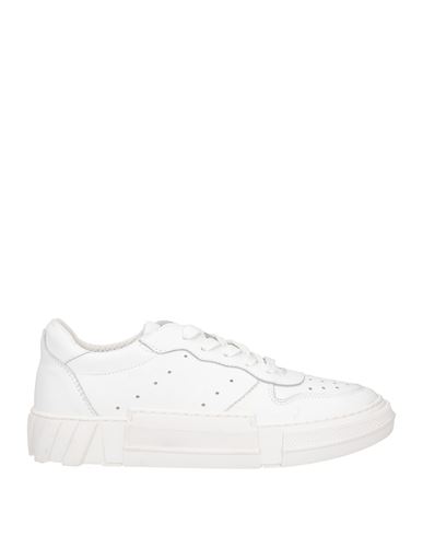 Grey Daniele Alessandrini Man Sneakers White Size 11 Leather