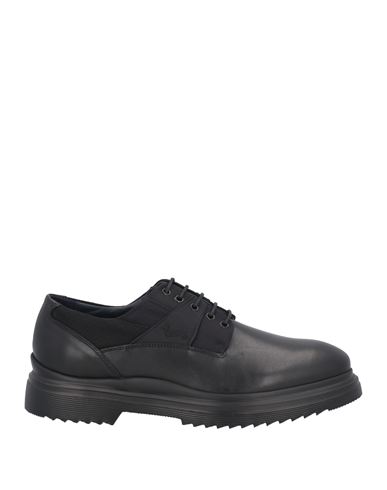 Harmont & Blaine Man Lace-up Shoes Black Size 9 Leather