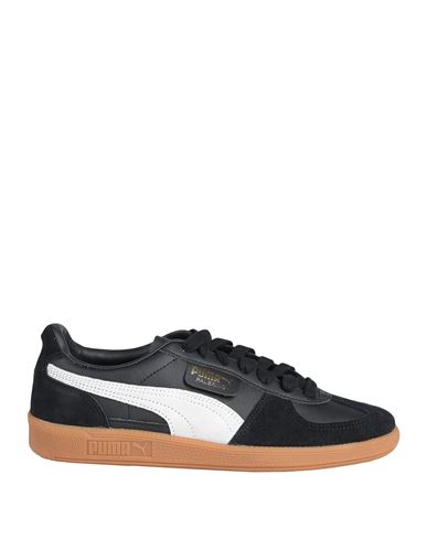 Puma Palermo Lth Woman Sneakers Black Size 6 Leather