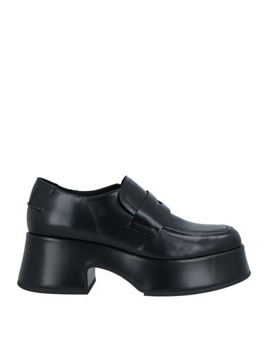 Ash Woman Loafers Black Size 8 Calfskin In Black