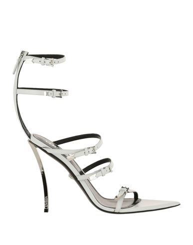 Versace Pin-point Pumps Woman Sandals White Size 11 Calfskin