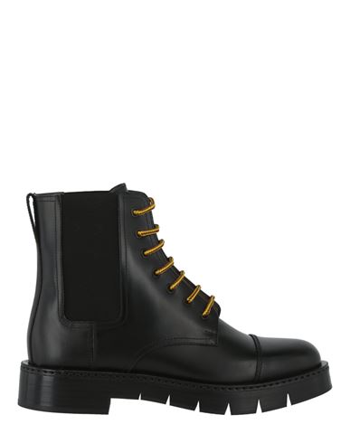 Shop Ferragamo Combat Ankle Boots Woman Ankle Boots Black Size 7.5 Calfskin