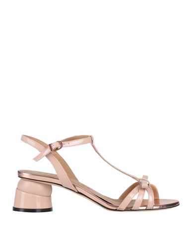 Marc Ellis Woman Sandals Blush Size 7 Leather In Pink