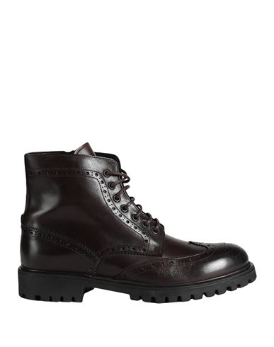 Shop Artigiani Aurelio Giocondi Man Ankle Boots Dark Brown Size 9 Calfskin