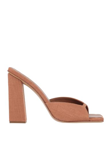 Gia Rhw Gia / Rhw Woman Sandals Brown Size 8 Textile Fibers